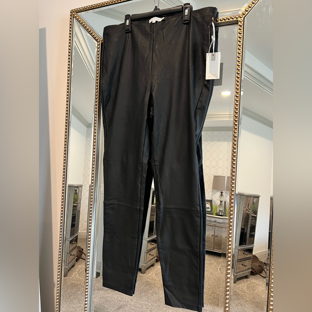 Good American Faux Leather Pull On Pant